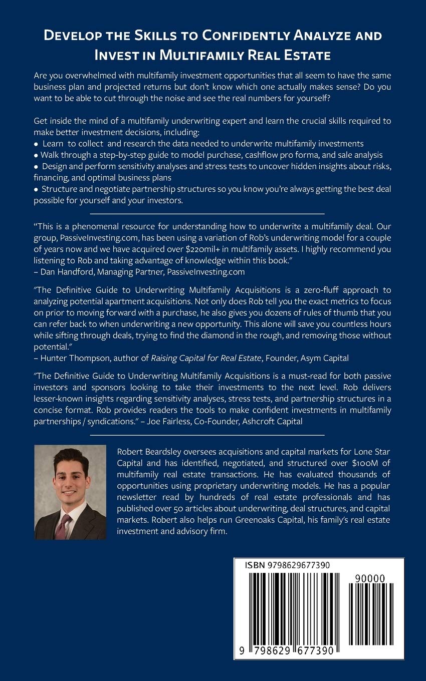 The Definitive Guide to Underwriting Multifamily Acquisitions: Develop the skills to confidently analyze and invest in multifamily real estate - Image 3