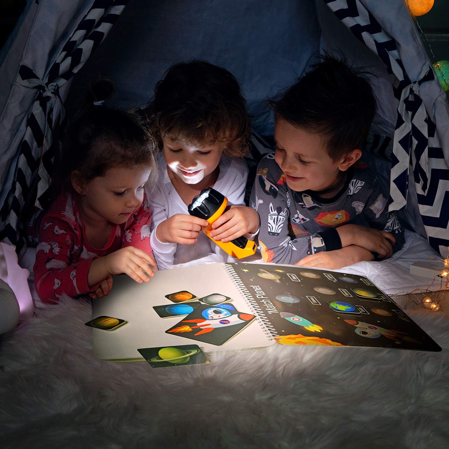 Busy Book for Kids, Montessori Autism Sensory Educational Toys, 12 Pages Toddler Preschool Activity Binder and Early Learning Toys - for Boys & Girls Develops Fine Motor Skills - Image 8