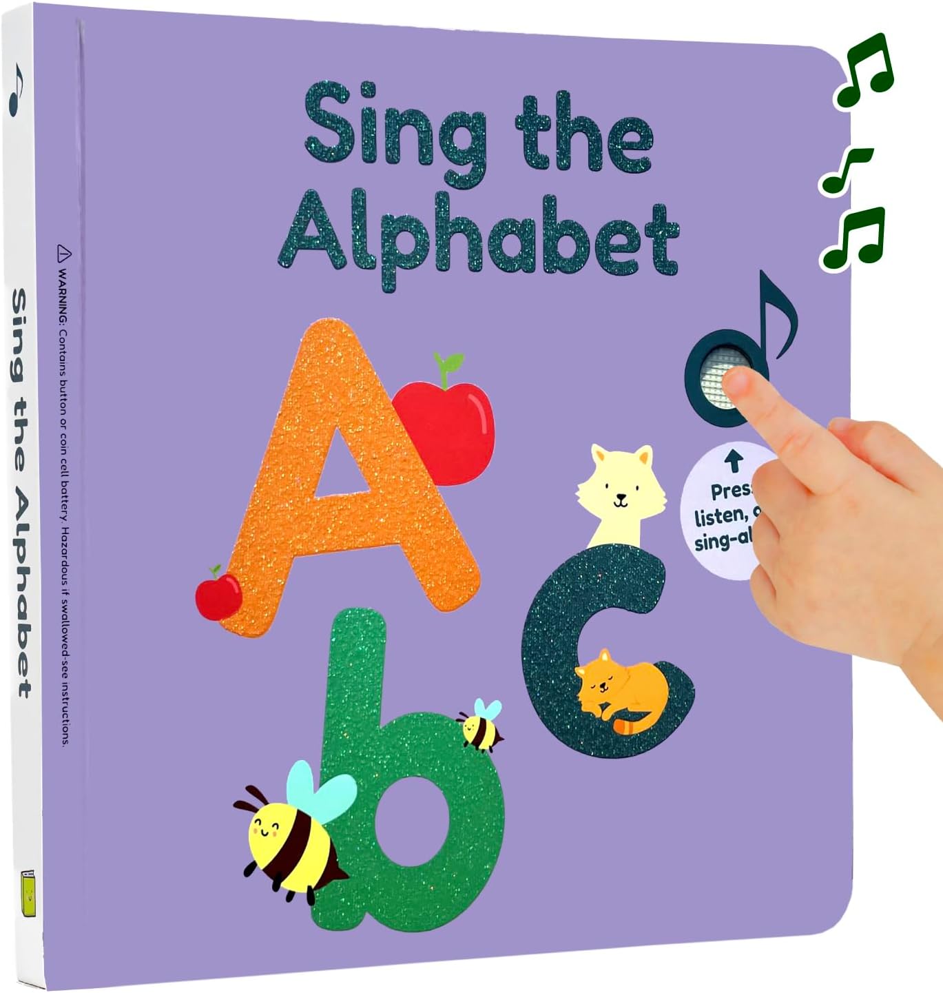 Calis Books ABC Book | Great Alphabet Learning Toy with The ABC Song | Sound Books for Toddlers 1-3 | Great Books for 1 Year Old | Toddler Learning Toys Ages 2-4 | Speech Therapy Toys - Image 2