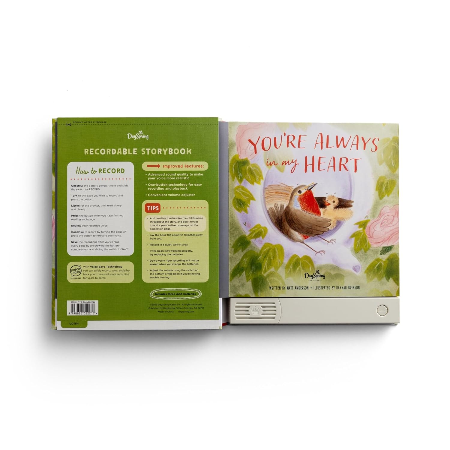 You're Always in My Heart: Recordable Storybook - Read to Loved Ones Even When You Can't Be There - Image 11