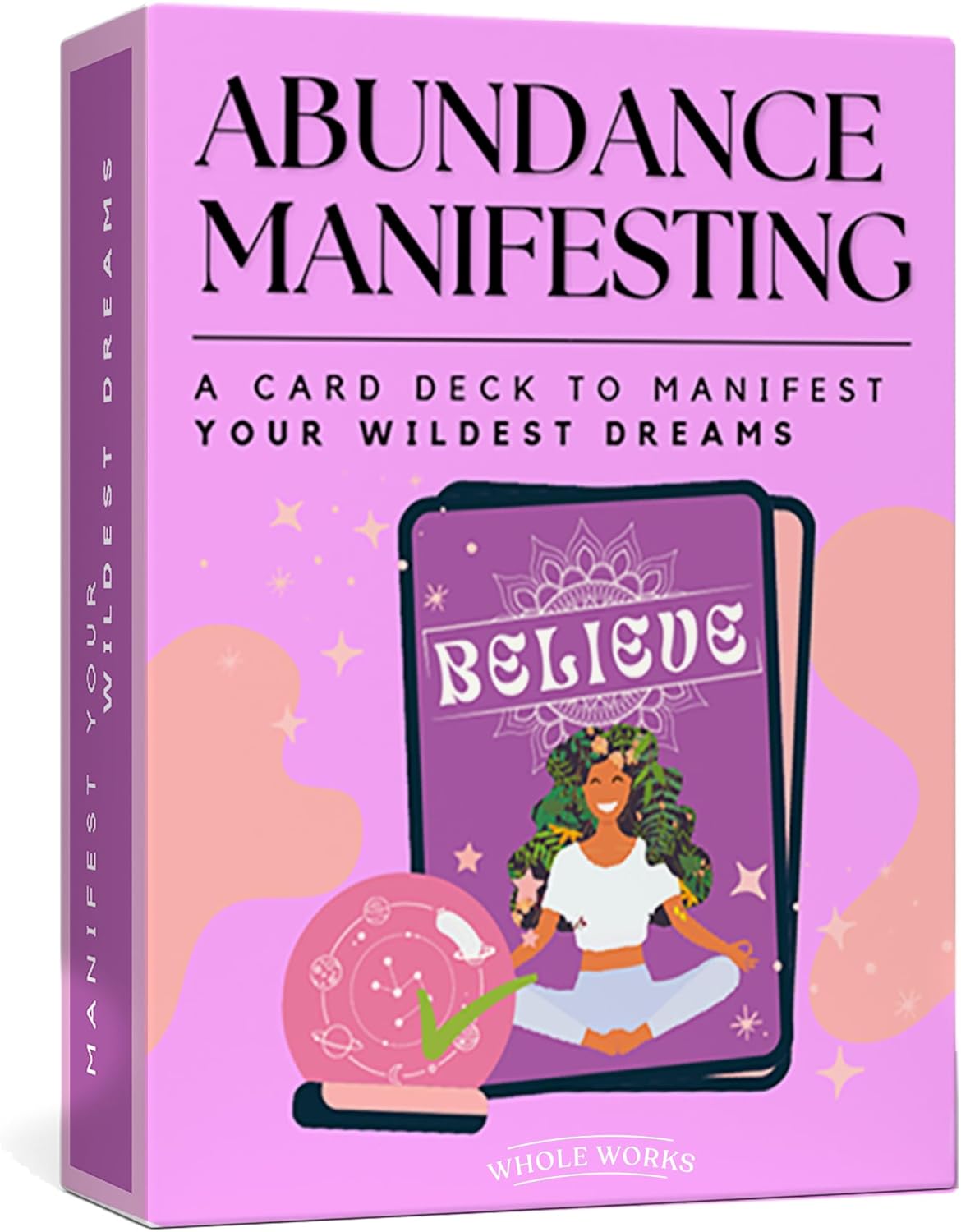 Affirmations Cards for Women: Manifestation Card Deck with Effective Manifesting Techniques - Dive into Law of Attraction, Positive Thinking and Spiritual Principles, Educational Flashcards - Image 2