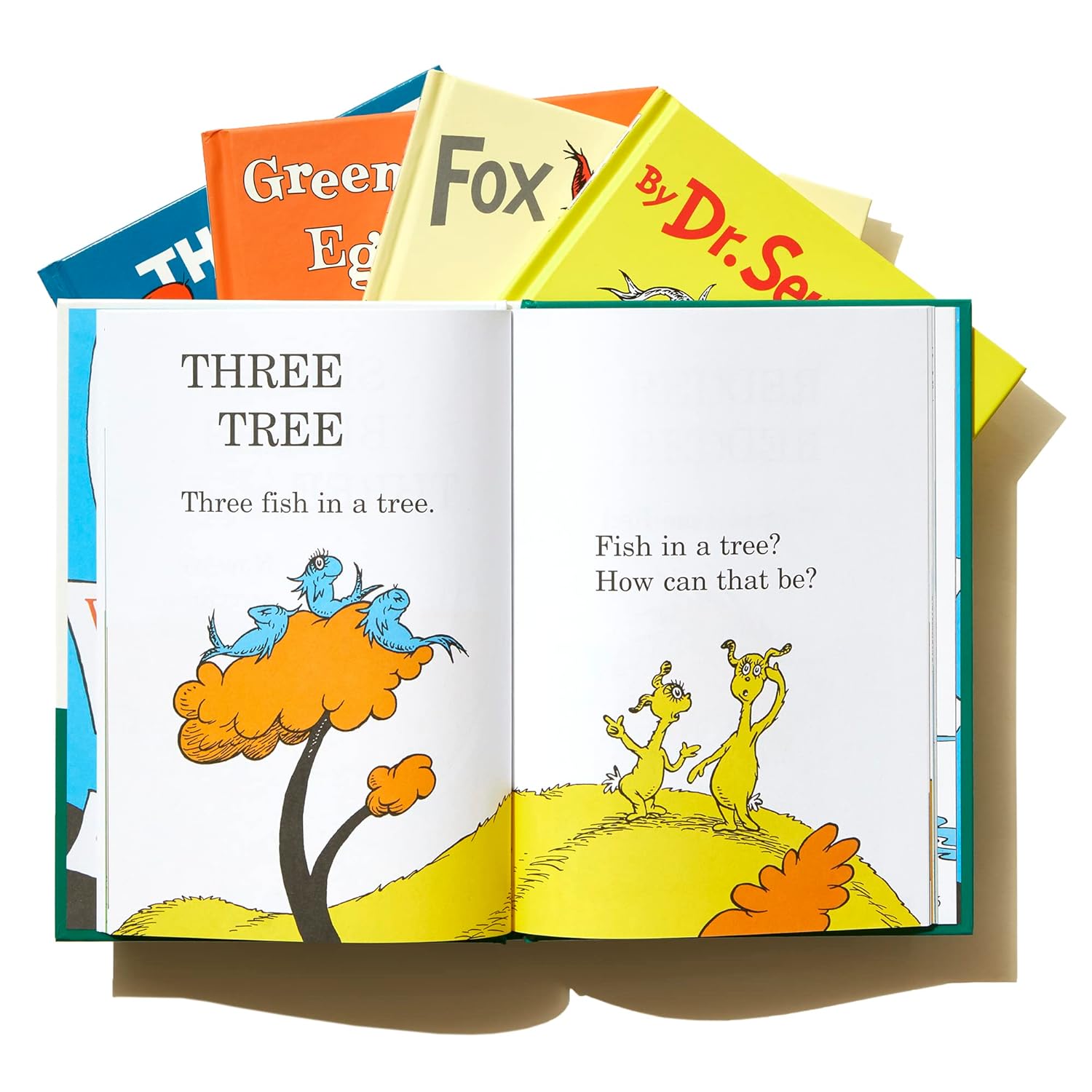 Dr. Seuss's Beginner Book Boxed Set Collection: The Cat in the Hat; One Fish Two Fish Red Fish Blue Fish; Green Eggs and Ham; Hop on Pop; Fox in Socks - Image 5