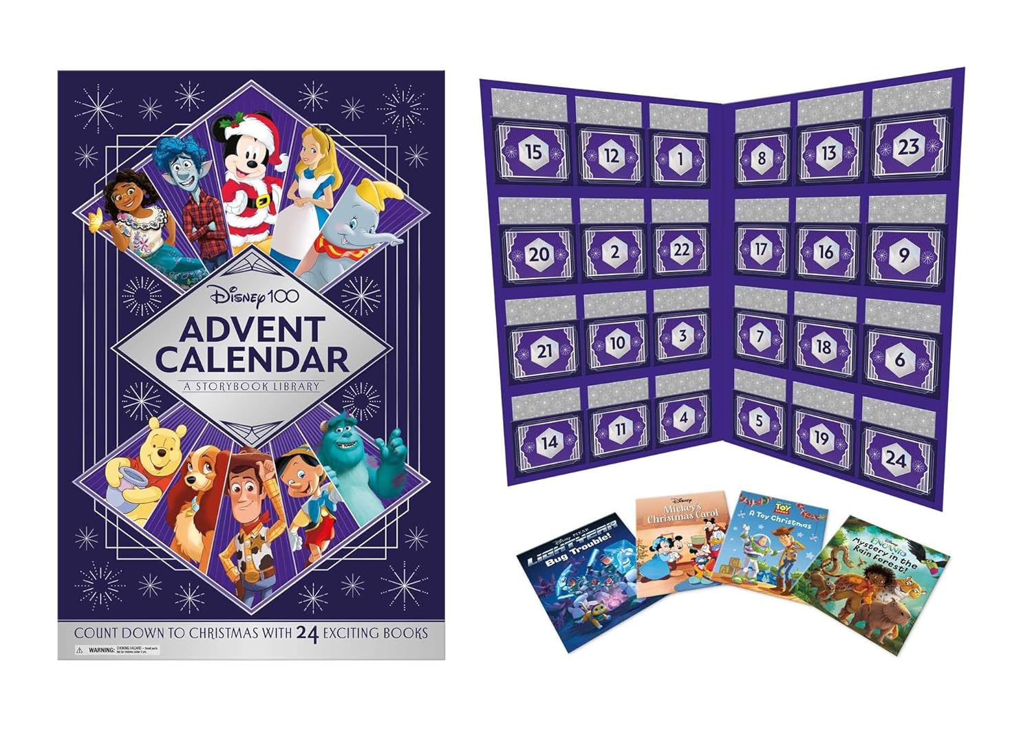 Disney 100 Advent Calendar a Storybook Library: Countdown to Christmas with 24 Exciting Storybooks - Image 3