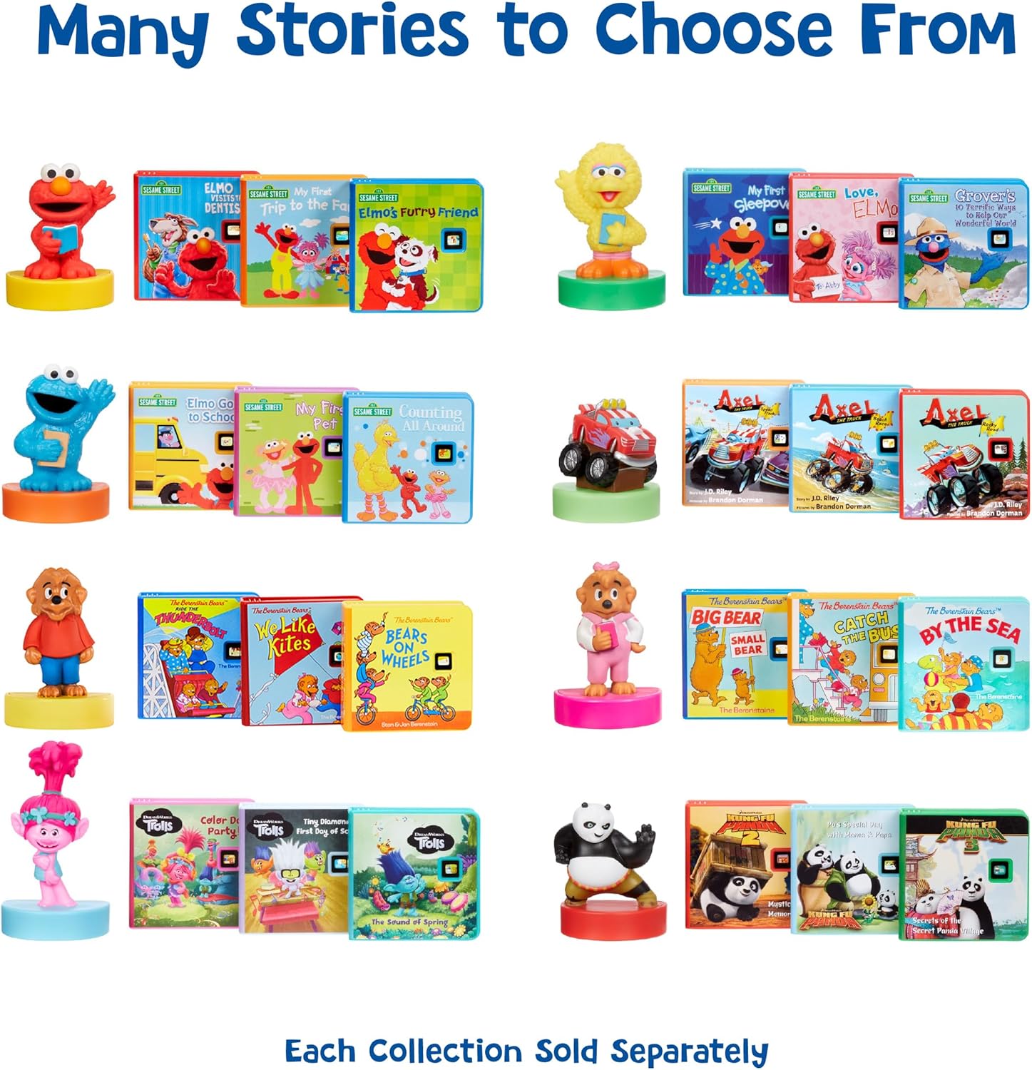 Little Tikes Story Dream Machine Sesame Street Cookie Monster & Friends Story Collection, Storytime, Books, Audio Play Character, Gift and Toy for Toddlers and Kids Girls Boys Ages 3+ - Image 7