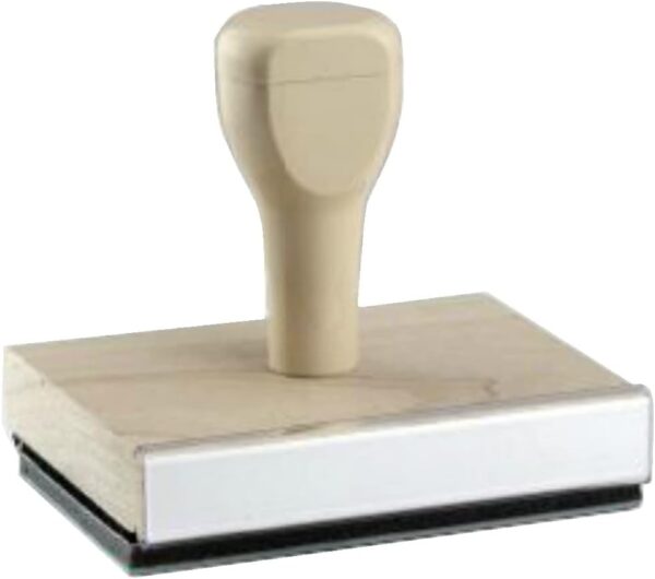 Infusion Millionaire Mindset Rubber Stamp, 2 X 4'' Wood Stamp - Image 3