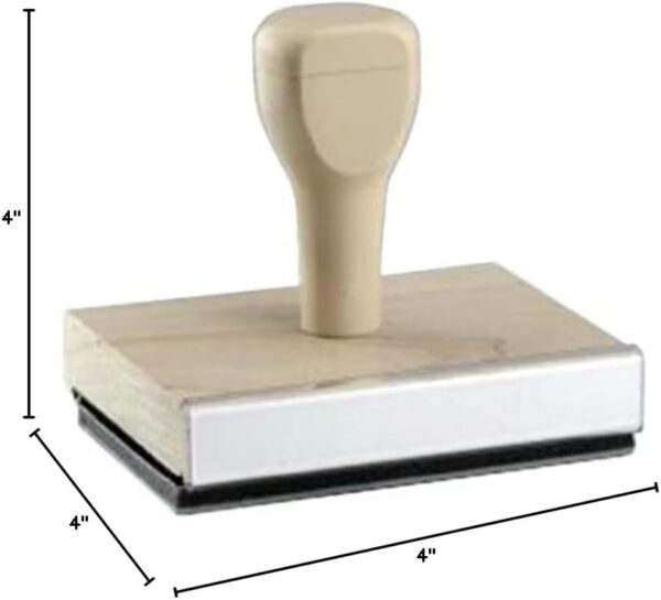 Infusion Millionaire Mindset Rubber Stamp, 2 X 4'' Wood Stamp - Image 7