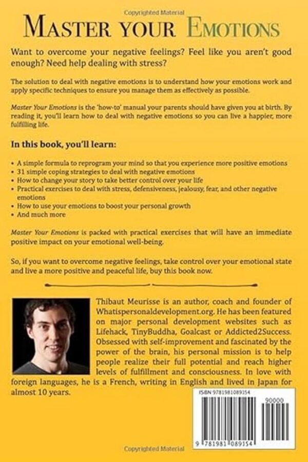 Master Your Emotions: A Practical Guide to Overcome Negativity and Better Manage Your Feelings (Mastery Series) - Image 3