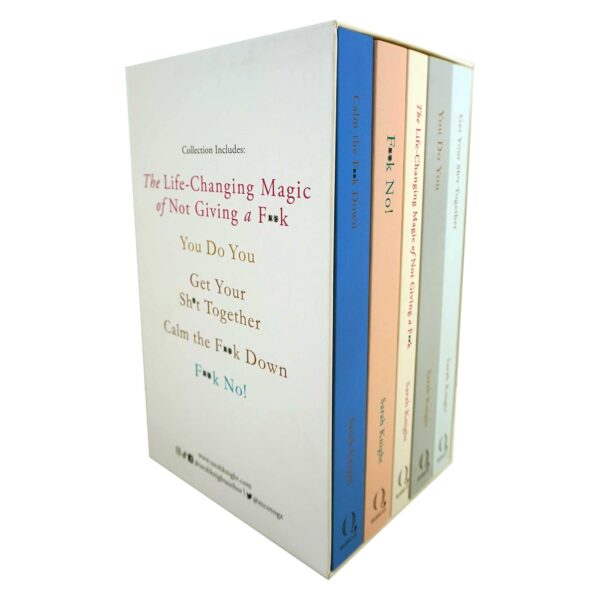 A No F*cks Given Guide Series Books 1 - 5 Collection Set By Sarah Knight (The Life-Changing Magic of Not Giving a F*ck, You Do You, Get Your Sh*t Together, Calm the F - Image 2