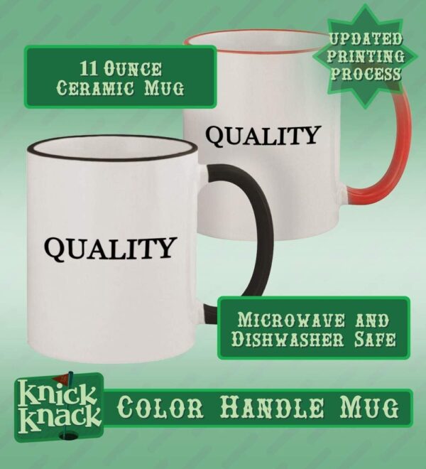 got harv? - 11oz Colored Handle and Rim Coffee Mug, Black - Image 4