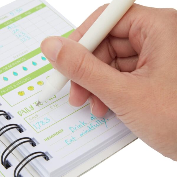Paper Junkie 3-Pack Calorie Counter Book for Weight Loss, 90-Day Food Meal Pocket-Size Tracker Journal Notebook for Men and Women Nutrition Meal Tracker and Recording (5 x 3.5 Inches) - Image 6