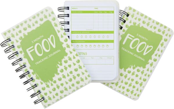 Paper Junkie 3-Pack Calorie Counter Book for Weight Loss, 90-Day Food Meal Pocket-Size Tracker Journal Notebook for Men and Women Nutrition Meal Tracker and Recording (5 x 3.5 Inches) - Image 10