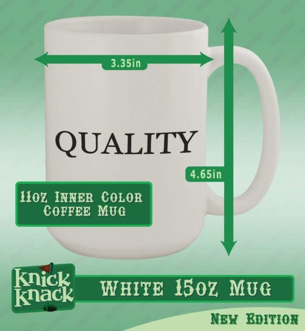got harv? - 15oz Ceramic White Coffee Mug, White - Image 4