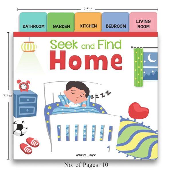 Seek And Find: Home: Early Learning Board Books With Tabs - Image 4