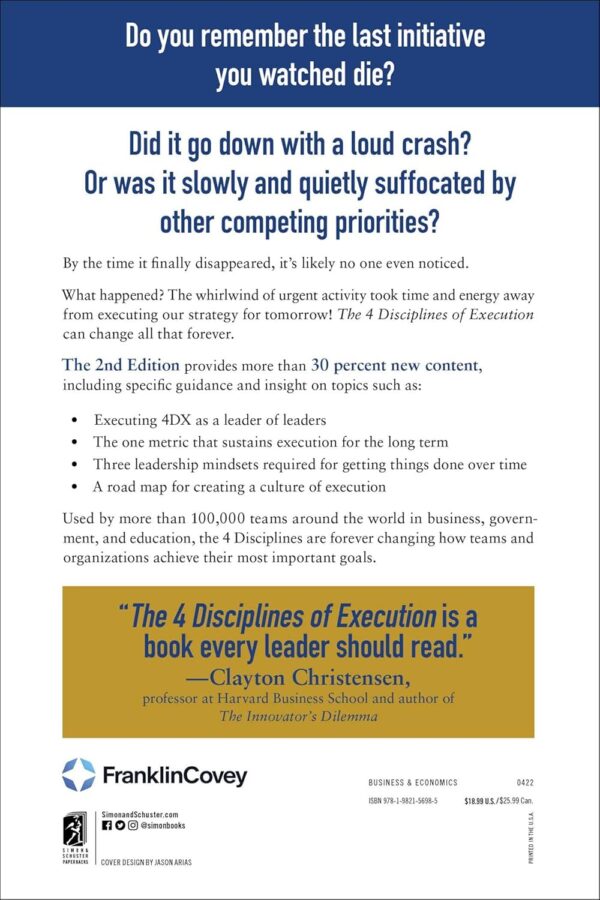 The 4 Disciplines of Execution: Revised and Updated: Achieving Your Wildly Important Goals - Image 3