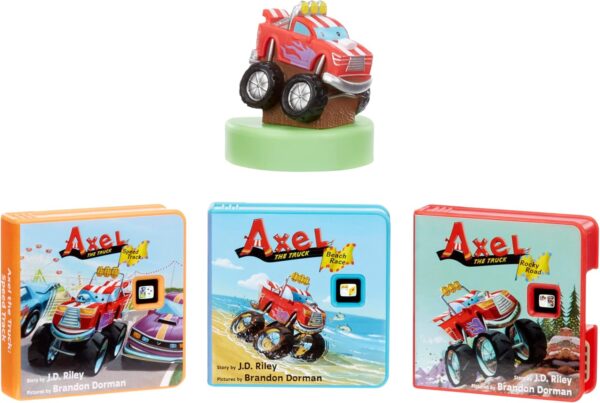 Little Tikes Story Dream Machine Axel The Truck Story Collection, Storytime, Books, HarperCollins, Audio Play Character, Gift and Toy for Ages 3+ Years - Image 2