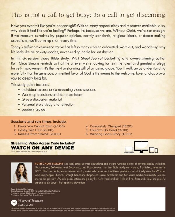 When Strivings Cease Bible Study Guide plus Streaming Video: Replacing the Gospel of Self-Improvement with the Gospel of Life-Transforming Grace - Image 3