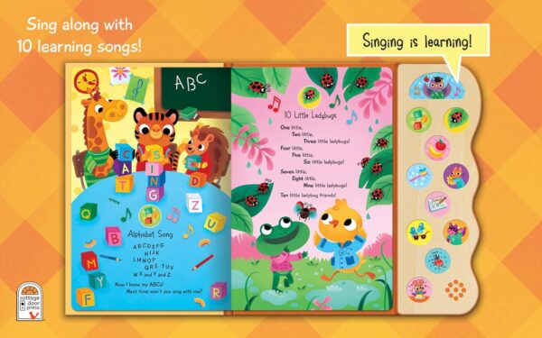 ABC & 123 Learning Songs: Interactive Children's Sound Book (11 Button Sound) (11 Button Sound Book) - Image 6
