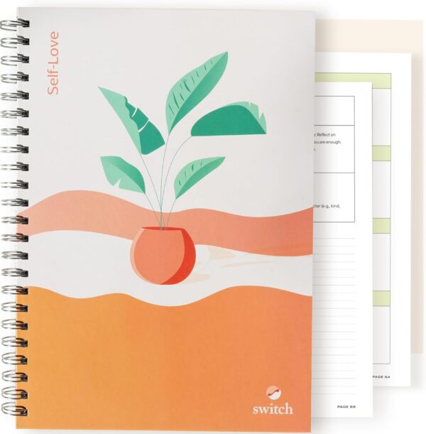 Switch Research Self-Love Journal - Self Care Journal for Women with Prompts - Mindfulness & Gratitude Journal, Therapist Recommended for Self Reflection & Personal Growth - Guided Writing Notebook - Image 2