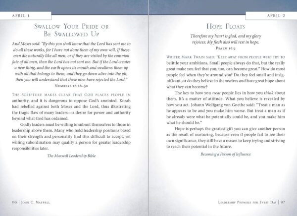 Leadership Promises for Every Day: A Daily Devotional (365 Devotions) - Image 4
