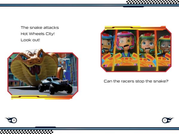 Hot Wheels Let's Race: Snake Attack! (Mattel Reader, Level 2) - Image 4