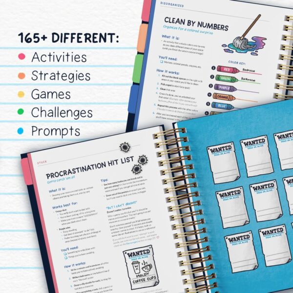 The Anti-Planner: How to Get Sh*t Done When You Don't Feel Like It - Creative ADHD Planner Alternative for Adults, 100+ Productivity Tools to Beat Procrastination, Burnout Stress & Anxiety - Image 6