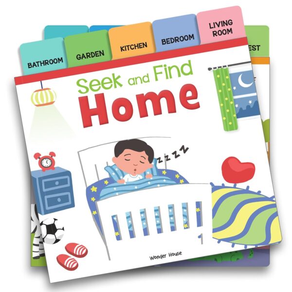 Seek And Find: Home: Early Learning Board Books With Tabs - Image 5