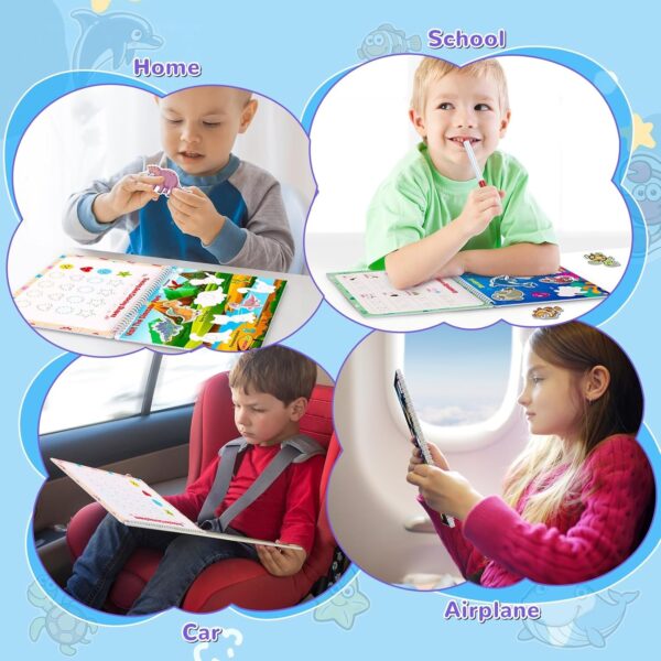 Busy Book for Toddlers 3+, Preschool Learning Activities with 30 Themes Prek Preschool Workbooks, Montessori Educational Learning Toys Activity Books for Christmas Birthdays Gifts Boys Girls - Image 8