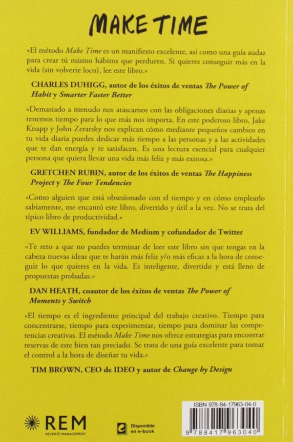 Make Time (Spanish Edition): Cómo enfocarte en lo que importa cada día - Image 3