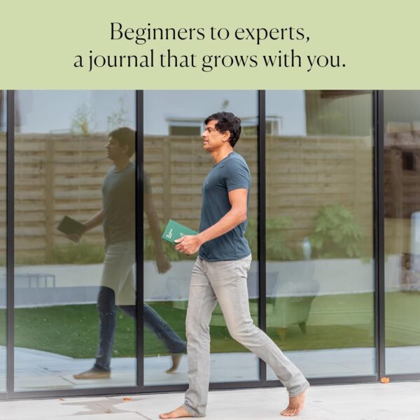 The Three Question Journal Dr. Rangan Chatterjee - Daily Gratitude Journal 2025 for Mindfulness, Stress Relief, Guided Journal for Daily Mental Wellness Personal Growth - Green - Intelligent Change - Image 10