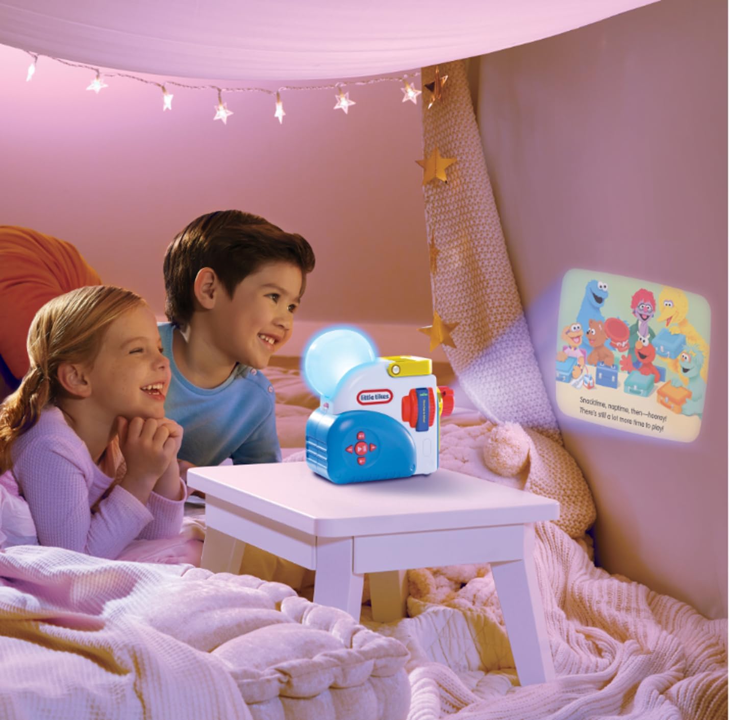 Little Tikes Story Dream Machine Sesame Street Cookie Monster & Friends Story Collection, Storytime, Books, Audio Play Character, Gift and Toy for Toddlers and Kids Girls Boys Ages 3+ - Image 3