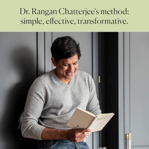 The Three Question Journal Dr. Rangan Chatterjee - Daily Gratitude Journal 2025 for Mindfulness, Stress Relief, Guided Journal for Daily Mental Wellness Personal Growth - Green - Intelligent Change - Image 6