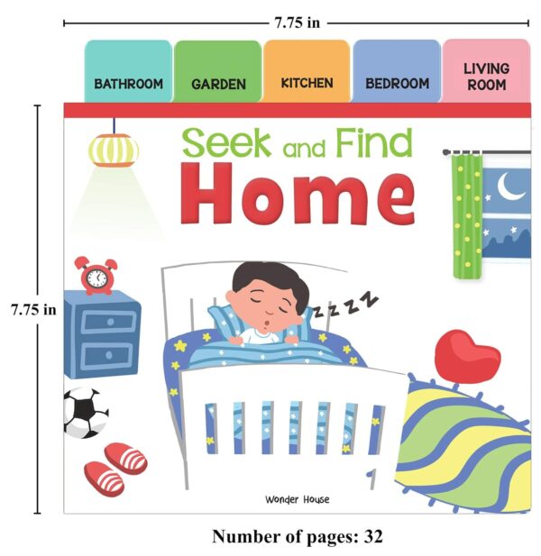 Seek And Find: Home: Early Learning Board Books With Tabs - Image 7