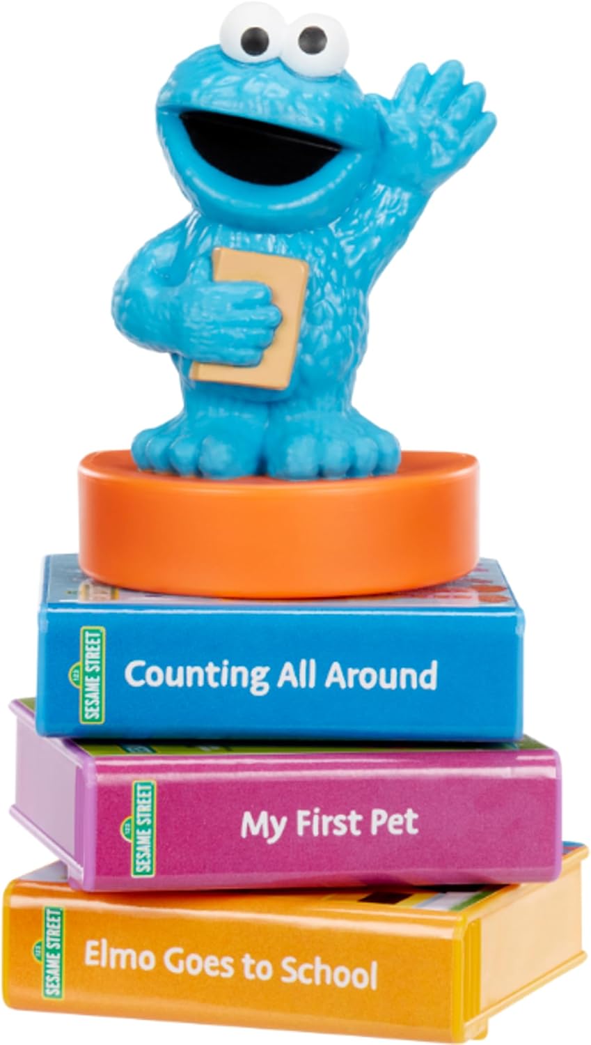 Little Tikes Story Dream Machine Sesame Street Cookie Monster & Friends Story Collection, Storytime, Books, Audio Play Character, Gift and Toy for Toddlers and Kids Girls Boys Ages 3+ - Image 5