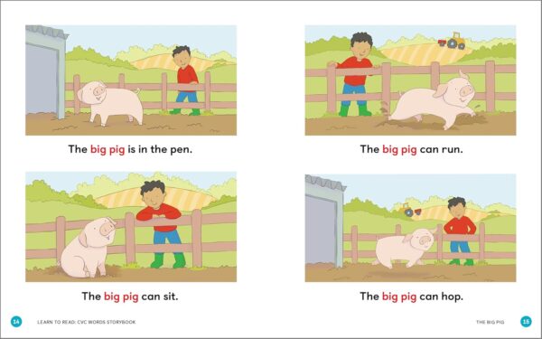 Learn to Read: CVC Words Storybook: 20 Simple Stories & Activities for Beginner Readers - Image 5