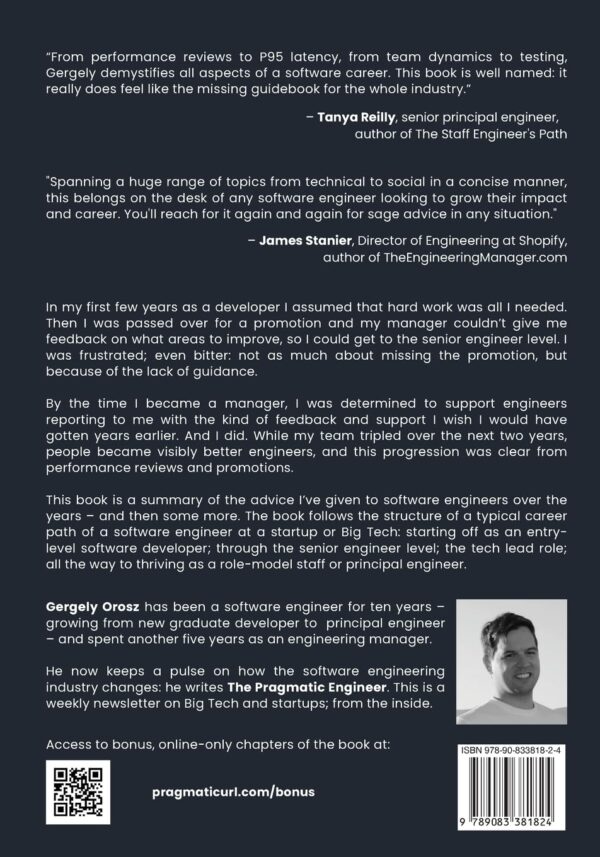 The Software Engineer's Guidebook: Navigating senior, tech lead, and staff engineer positions at tech companies and startups - Image 3