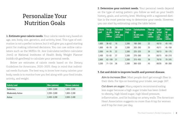 The Food Counter's Pocket Companion, Sixth Edition: Calories, Carbohydrates, Protein, Fats, Fiber, Sugar, Sodium, Iron, Calcium, Potassium, and Vitamin D―with 32 Restaurant Chains - Image 5