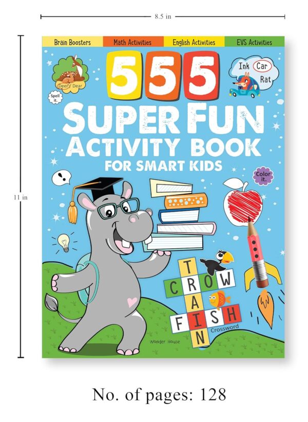 555 Super Fun Activity Book for Smart Kids - Image 4