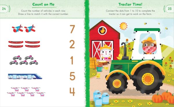 Preschool Activity Book Trucks, Cars, and Airplanes: 80 Games to Learn Letters, Numbers, Colors, and Shapes (School Skills Activity Books) - Image 8