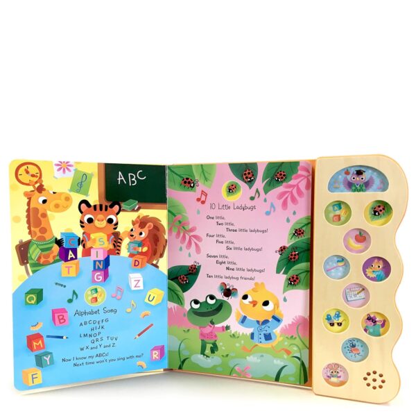 ABC & 123 Learning Songs: Interactive Children's Sound Book (11 Button Sound) (11 Button Sound Book) - Image 3