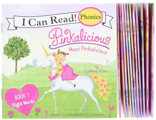 Pinkalicious 12-Book Phonics Fun!: Includes 12 Mini-Books Featuring Short and Long Vowel Sounds (My First I Can Read) - Image 2