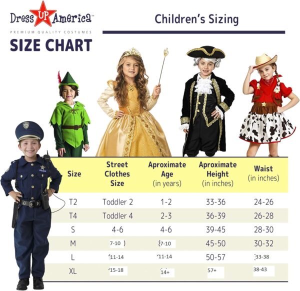 Dress Up America Goldilocks Costume for Girls - Children's Storybook Character Costume - Goldilocks and the Three Bears Set - Image 5