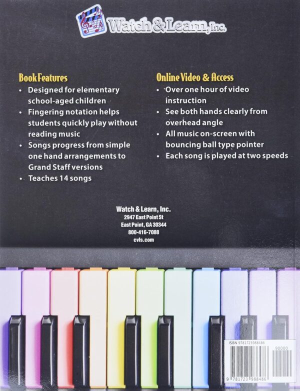 Beginner Piano Lessons for Kids Book: with Online Video & Audio Access - Image 3
