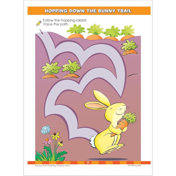 School Zone Big Preschool Workbook: Kids Learning Skills Ages 3 to 5, Handwriting, ABCs, Phonics, Early Math & Numbers, Colors & Shapes, Follow Directions, and More, 320 Pages - Image 4