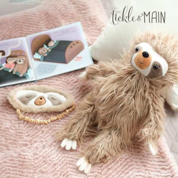 Tickle & Main Sloth Sleepover Gift Set, 3-Piece Set Includes Plush Sloth Stuffed Animal, Illustrated Storybook, and Child’s Sleep Mask, for Children Ages 3 and Up - Image 8
