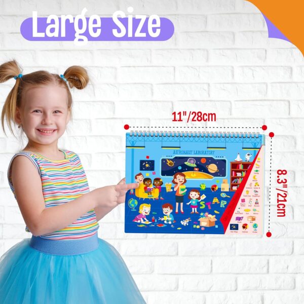 SpriteGru Search & Find Book, 30 Different Themes 32 Pages Activities Book, Montessori Learning Toy Educational Game Autism Sensory Toys for Preschool Girls and Boys Ages 3, 4, 5, 6 - Image 5