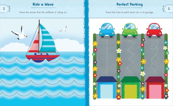 Preschool Activity Book Trucks, Cars, and Airplanes: 80 Games to Learn Letters, Numbers, Colors, and Shapes (School Skills Activity Books) - Image 4