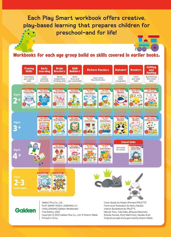 Play Smart Early Learning: Pre-k Activity Workbook : Learn Essential First Skills: Tracing, Coloring, Shapes, Cutting, Drawing, Picture Puzzles, Numbers, Letters; Go-green Activity-board - Image 4