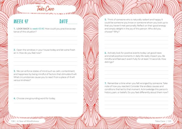 A Year of Mindfulness: A 52-Week Guided Journal to Cultivate Peace and Presence (A Year of Reflections Journal) - Image 7