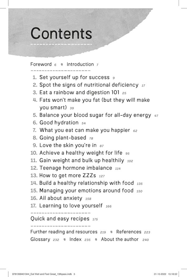 Eat Well and Feel Great: The Teenager's Guide to Nutrition and Health - Image 3