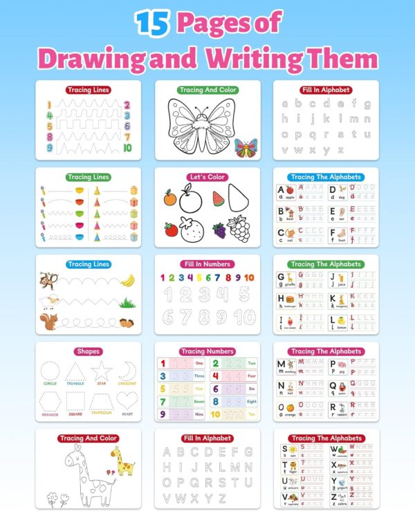 Benresive Montessori Busy Book for Toddlers 2-4, Preschool Toddler Learning Activities, Toddler Sticker Books for 2 3 4 Year Olds Boys Girls, Autism Sensory Toddler Toys for 2 3 4 Year Old - Image 6